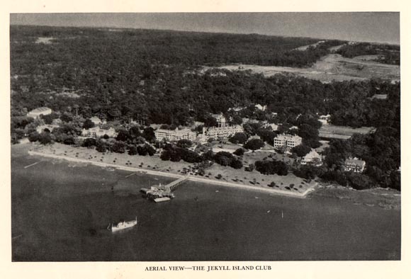 Jekyll aerial view during WWII